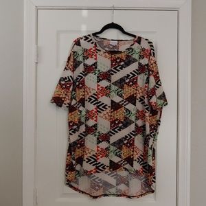 Multi colored lularoe top